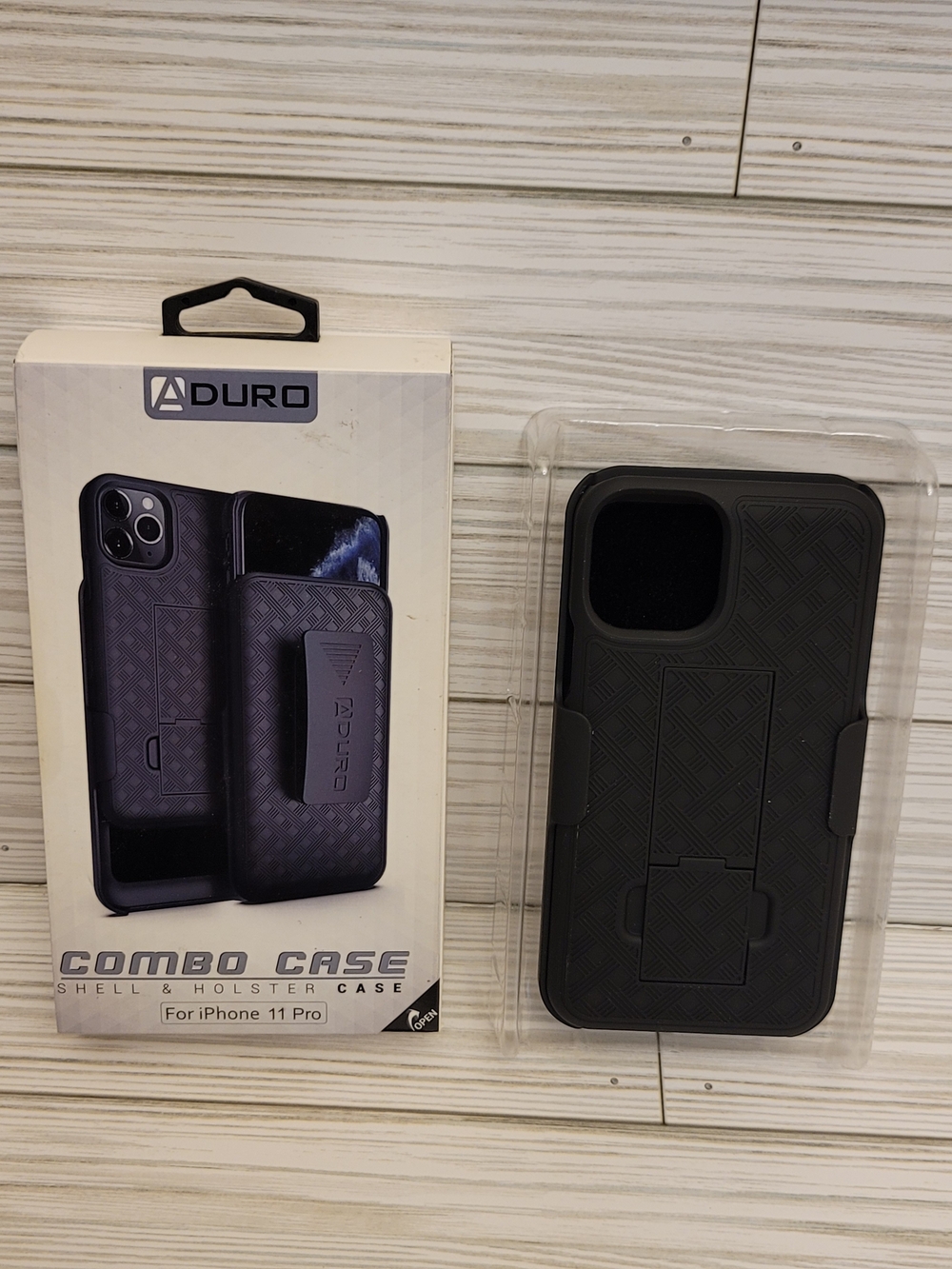 iPhone 11 Pro Black Combo Shell & Holster Case